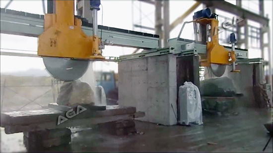 Marble block saw machine