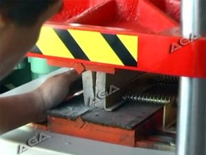 Machine split stone