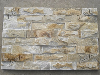 Ledge stone machine stacked stone wall cladding tile