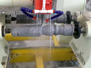 Granite balustrade machine