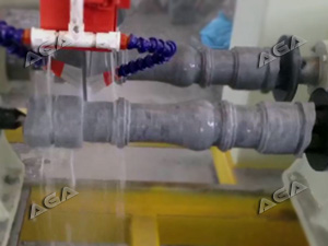 Granite balustrade pedestal machine