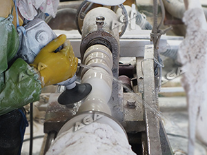 Machine polisher marble baluster