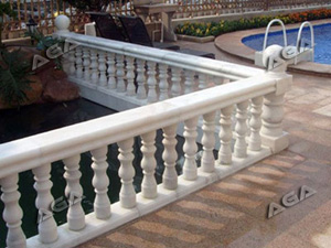 Marble balustrade machine cutting