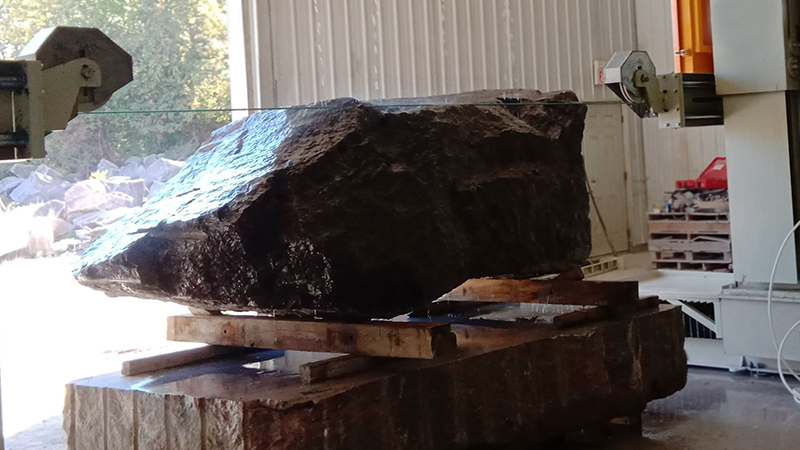 Wire Saw Machine Movable for Cutting Limestone Texas Houston Supply