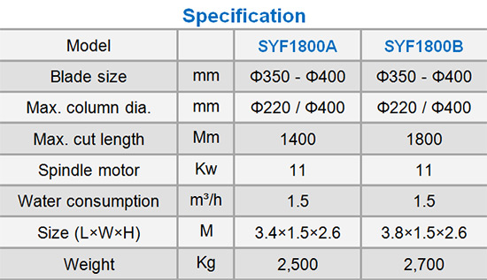 Stone lathe machine for marble column pillar